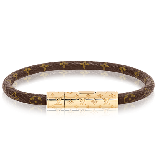 Shop Louis Vuitton MONOGRAM Lv tribute bracelet (M6442E) by Bellaris