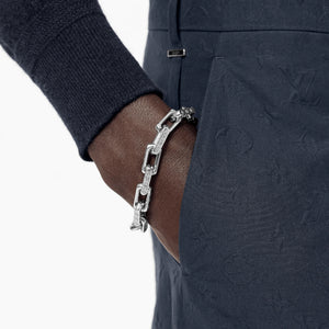 Monogram Chain Bracelet  Luxury S00 Silver  LOUIS VUITTON