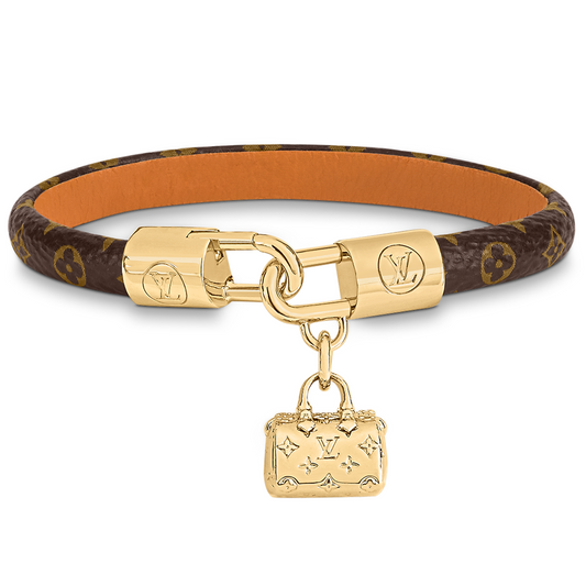 Shop Louis Vuitton Monogram Chain Logo Bracelets (M00734) by