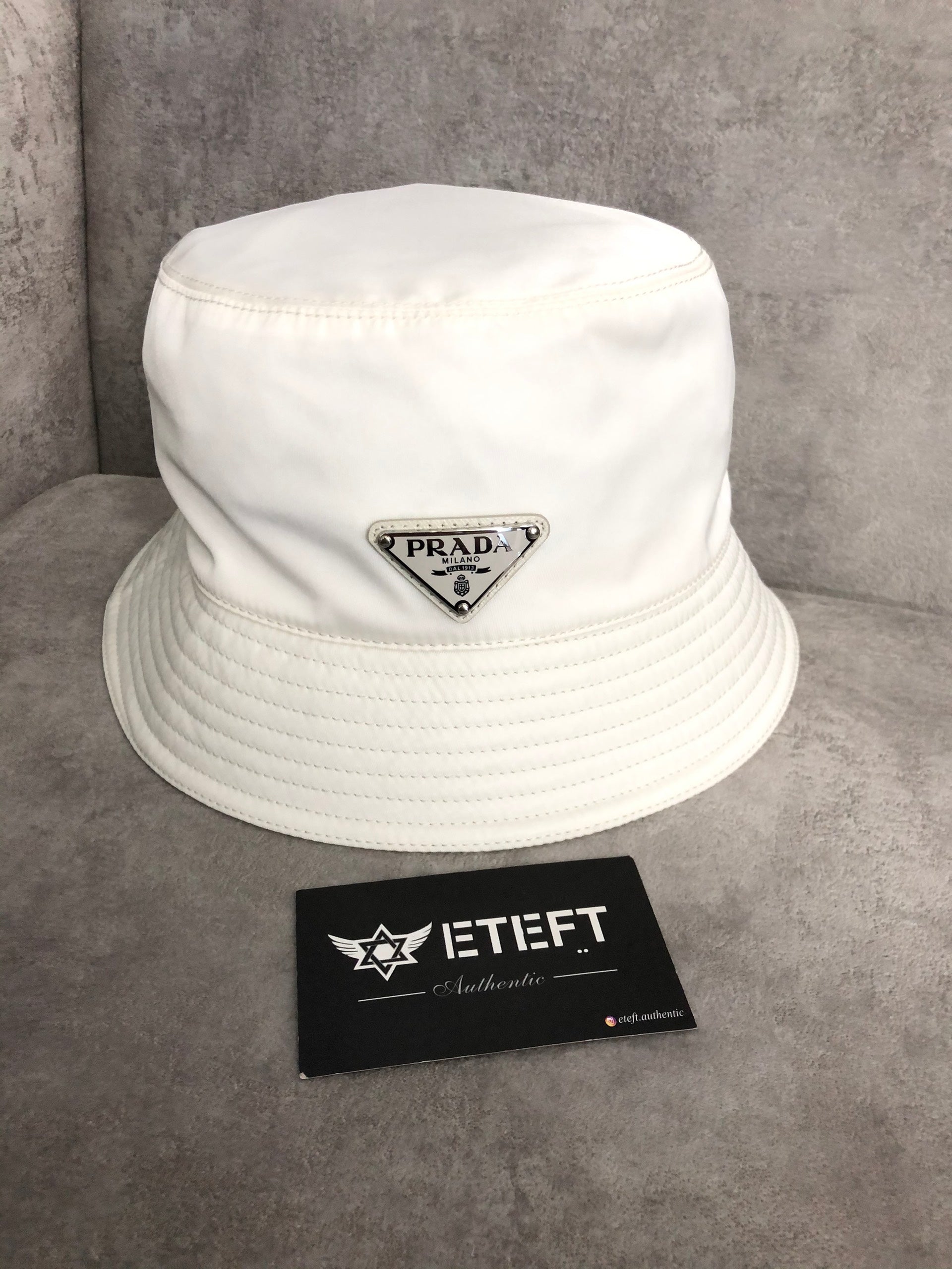 prada bucket hat nylon