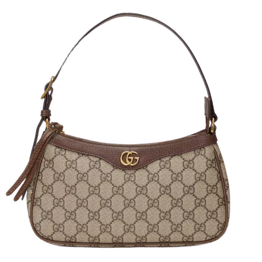 GUCCI Interlocking G Small Tote Shoulder Bag GG Supreme Beige 659983  90187768