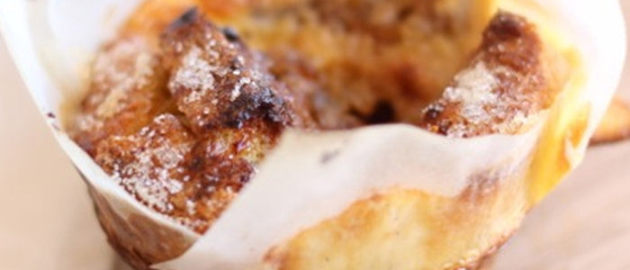 Individual Bread and Butter Pudding