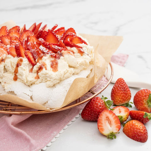 Strawberry & Vanilla Pavlova