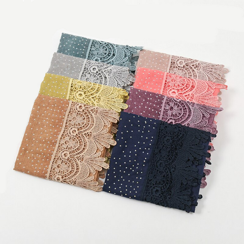 Embroidered Hijab Scarf
