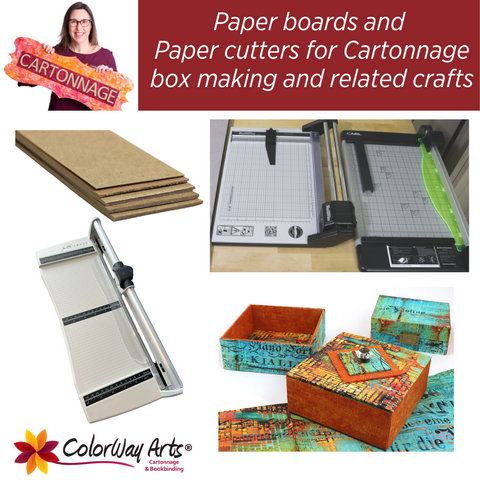 Paperboards and paper cutters for cartonnage box making and related cr -  Colorway Arts