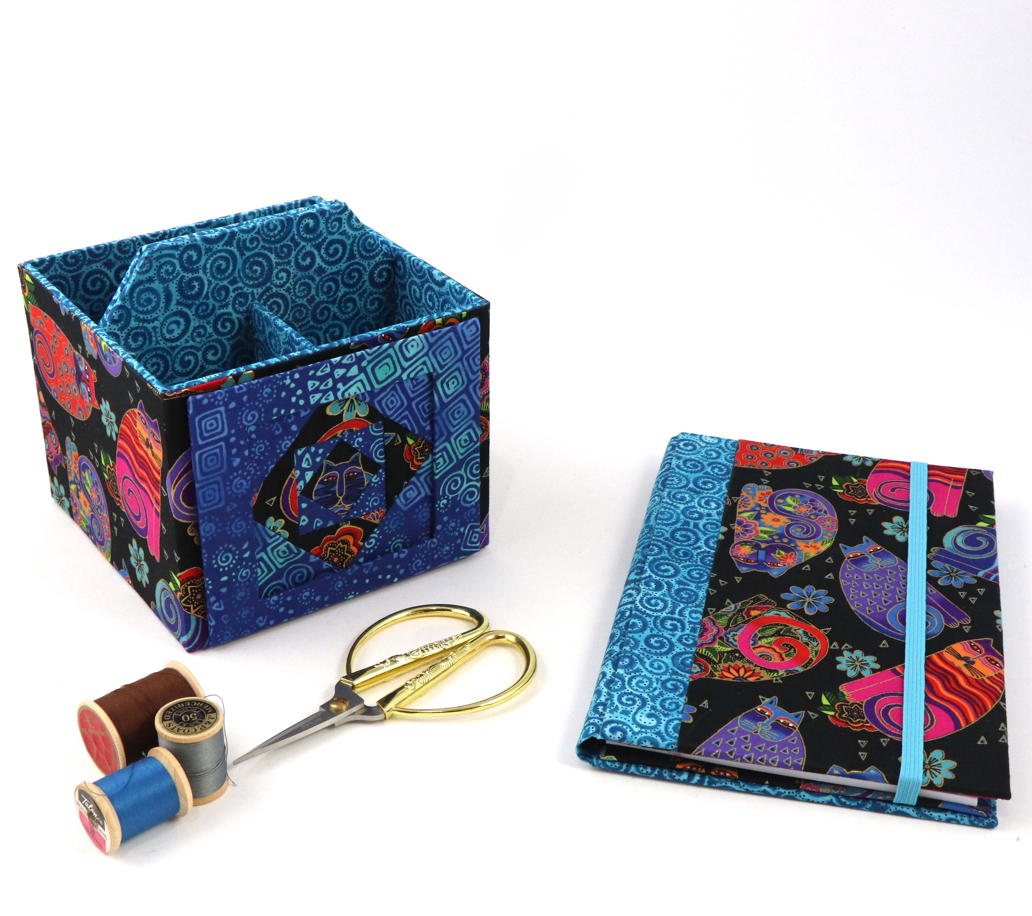 Colorful Wooden Box - Hajna V. Csorba, Artist. - Crafts & Other