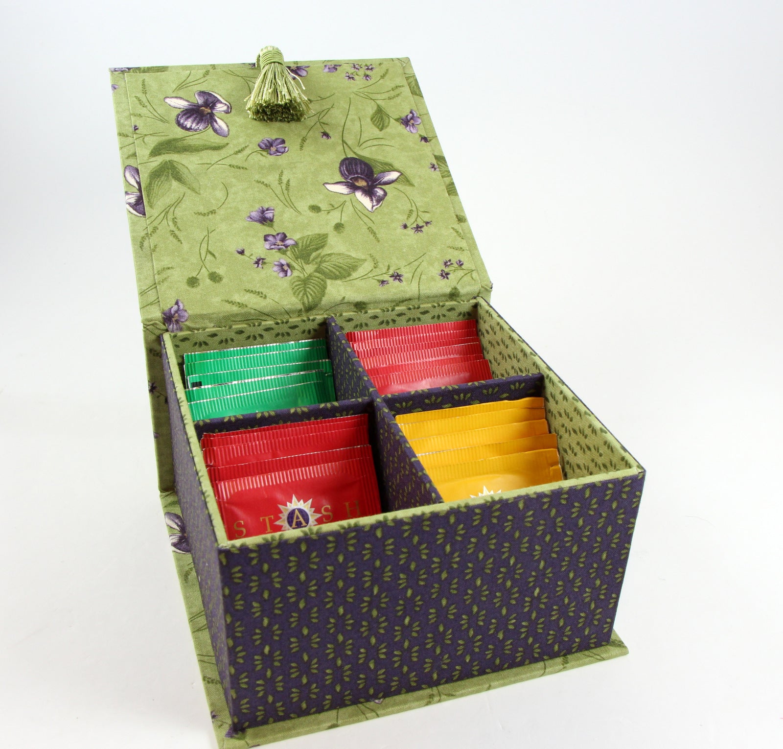 Colorful Wooden Box - Hajna V. Csorba, Artist. - Crafts & Other