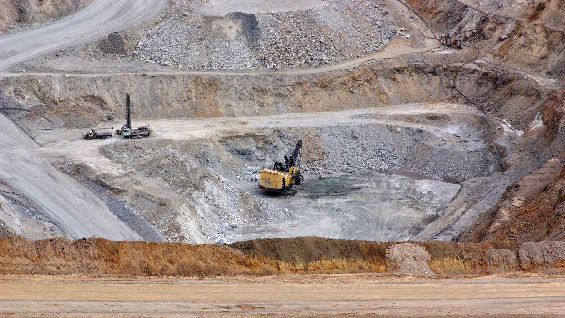 Strip mining site. 