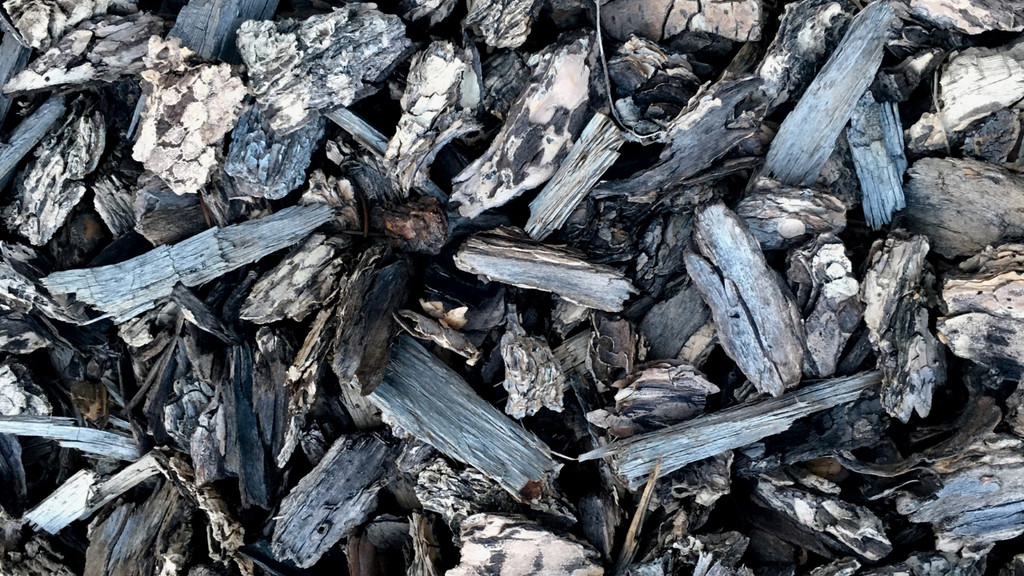 composted wood chips