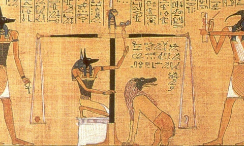 Anubis And Dog Ancient Egypt
