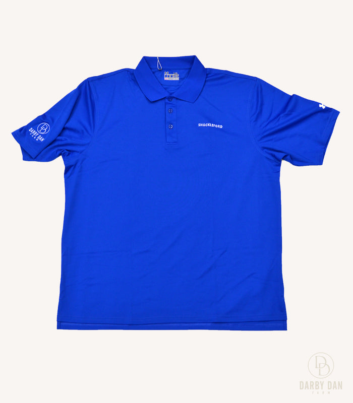 under armour blue golf shirt