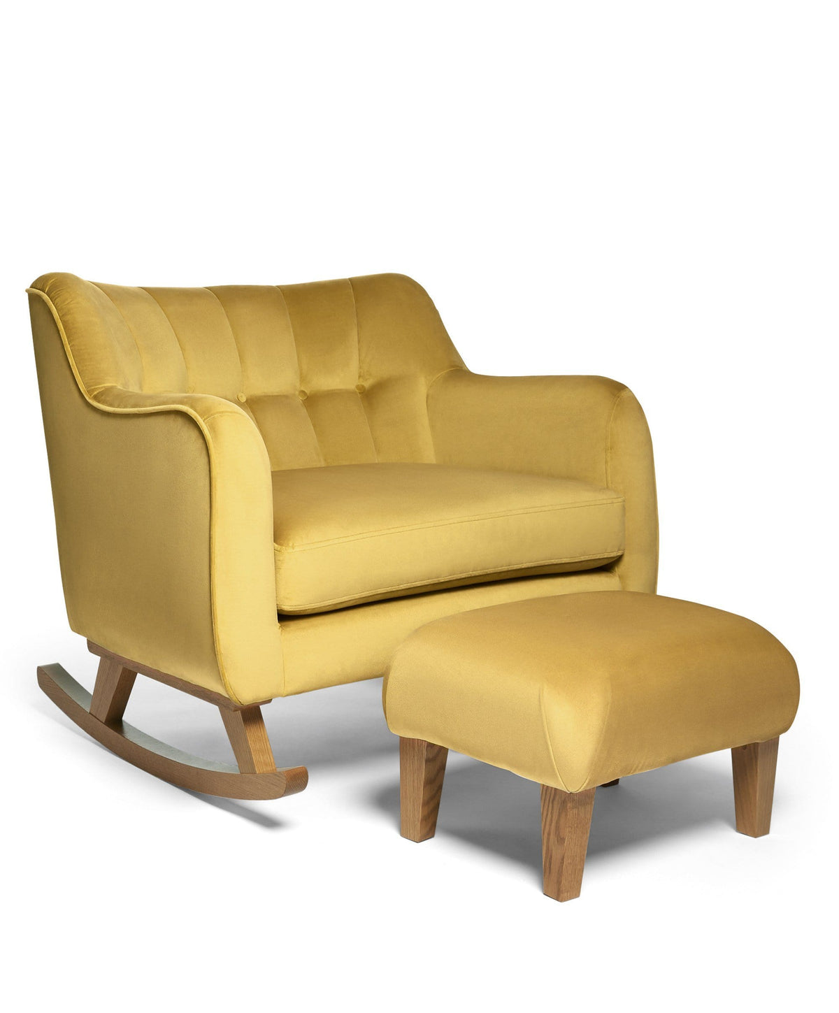 mustard cuddle chair