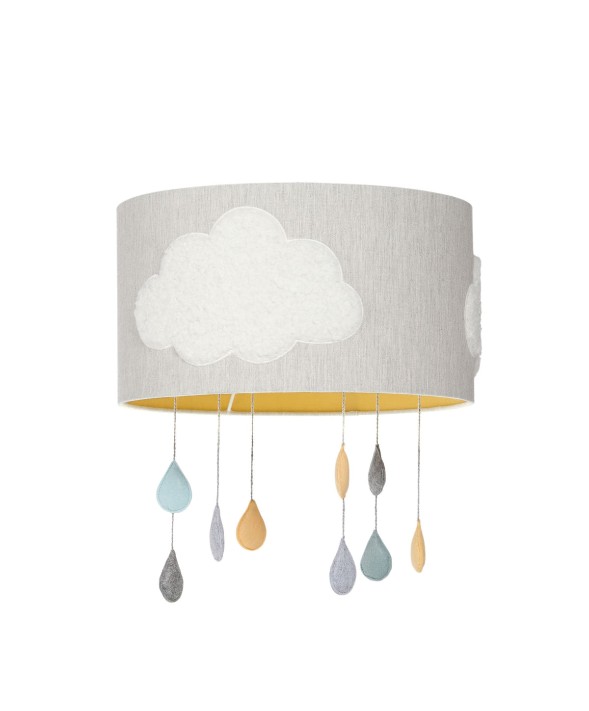 white nursery lamp shade