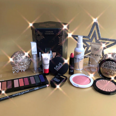 All-in-one Holiday Makeup Gift Set | Makeup Kit for Women Full Kit  SilverPortable Makeup Case Lipstick, Lip Gloss, Eye Shadow, Mascara, Blush,  Lip