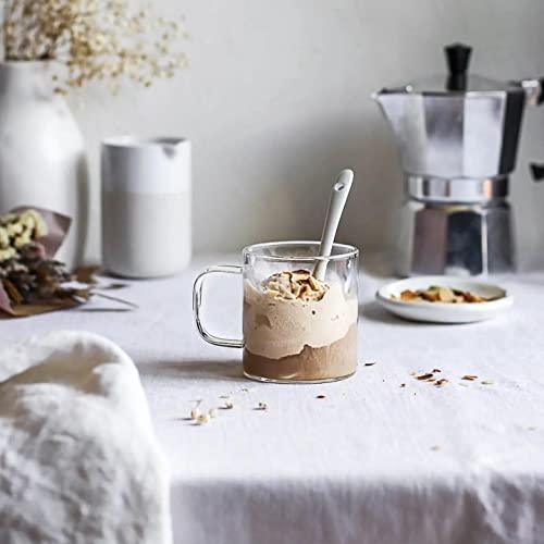 6x Luminarc Conserve Moi Clear Coffee Mug Glass Cappuccino Tea Hot Drink  Cocoa
