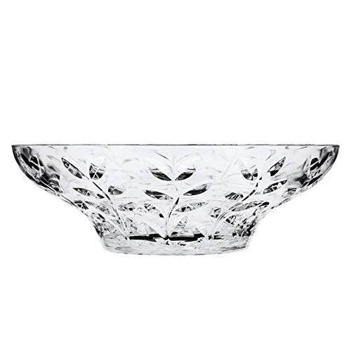 Large Glass Salad Bowl - Mixing and Serving Dish - 120 Oz. Clear Glass -  Le'raze by G&L Decor Inc