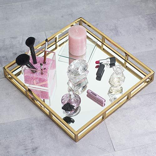 Mirrored Vanity Tray Perfume Tray Le Raze By G L Decor Inc