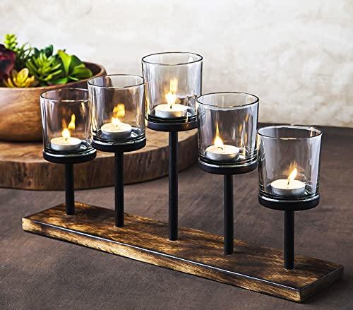 Le'raze Elegant, Decorative Votive Candle Holder Centerpiece, 3