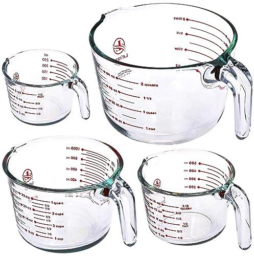 Le'raze Glass Cooking Pot with Lid - 2L(68oz) Heat Resistant