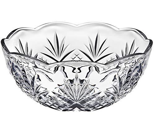 1 High Quality Large Glass Round Salad Bowl - Serving Dish - 120 Oz. –  Dollar Castle