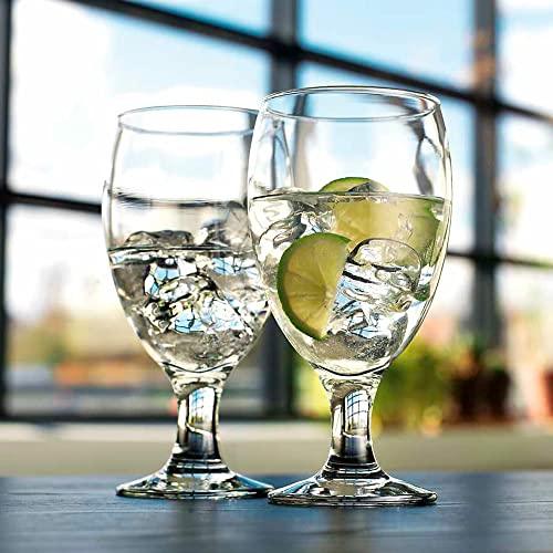 Quadrat Romanian Crystal Water Glasses, Set of 4 - Drinkware