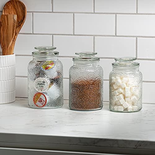 Food Storage Glass Jars with Spoons and Labels – BelleTerre