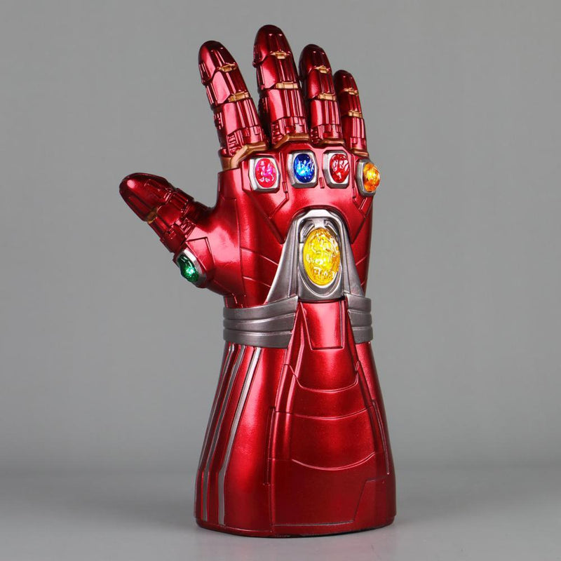 Avengers Endgame Iron Man Gauntlet Gloves Stone Movable Led Light Infi - thanos glove roblox gear id