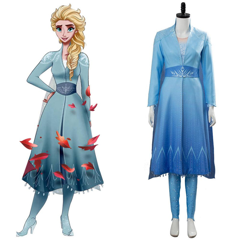 Frozen 2 Princess Elsa Cosplay Costume - elsa roblox outfit