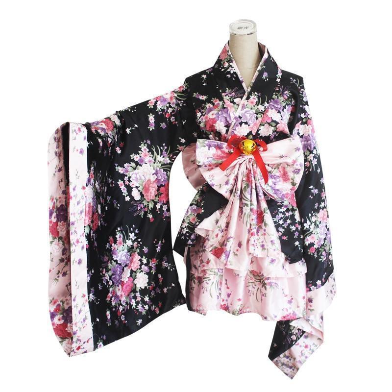 Japanese Lolita Maid Cherry Blossom Kimono 2 Colors Ju2356 - my kimono 2 roblox