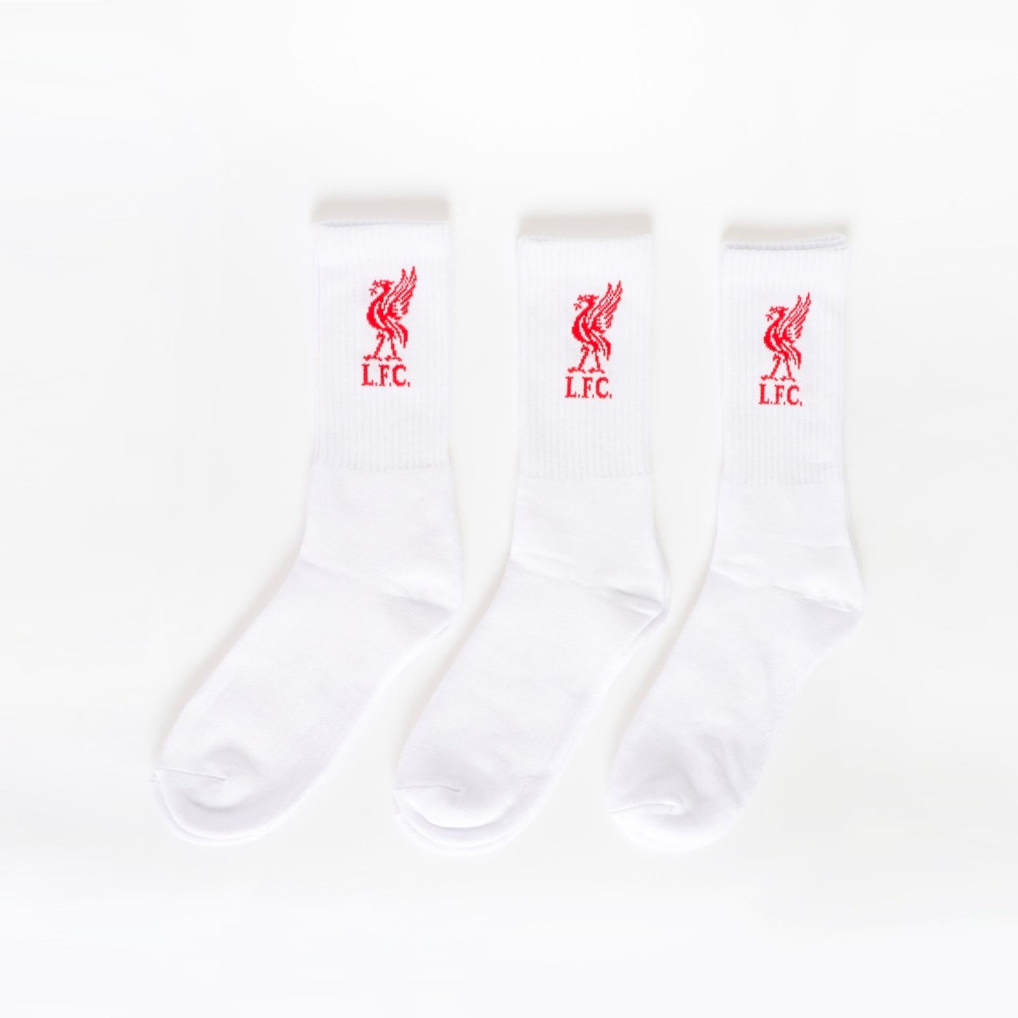 LFC Adults 3 Pack Socks White