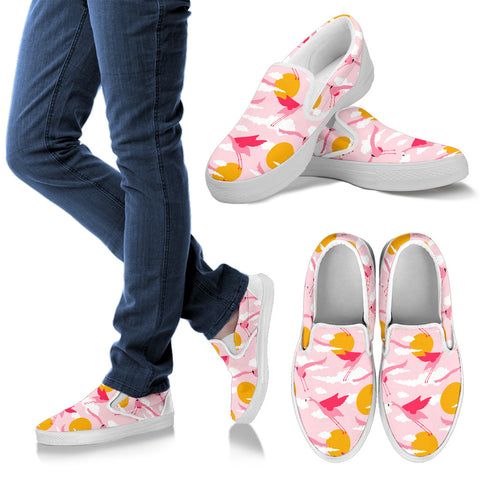 flamingo shoes slip on