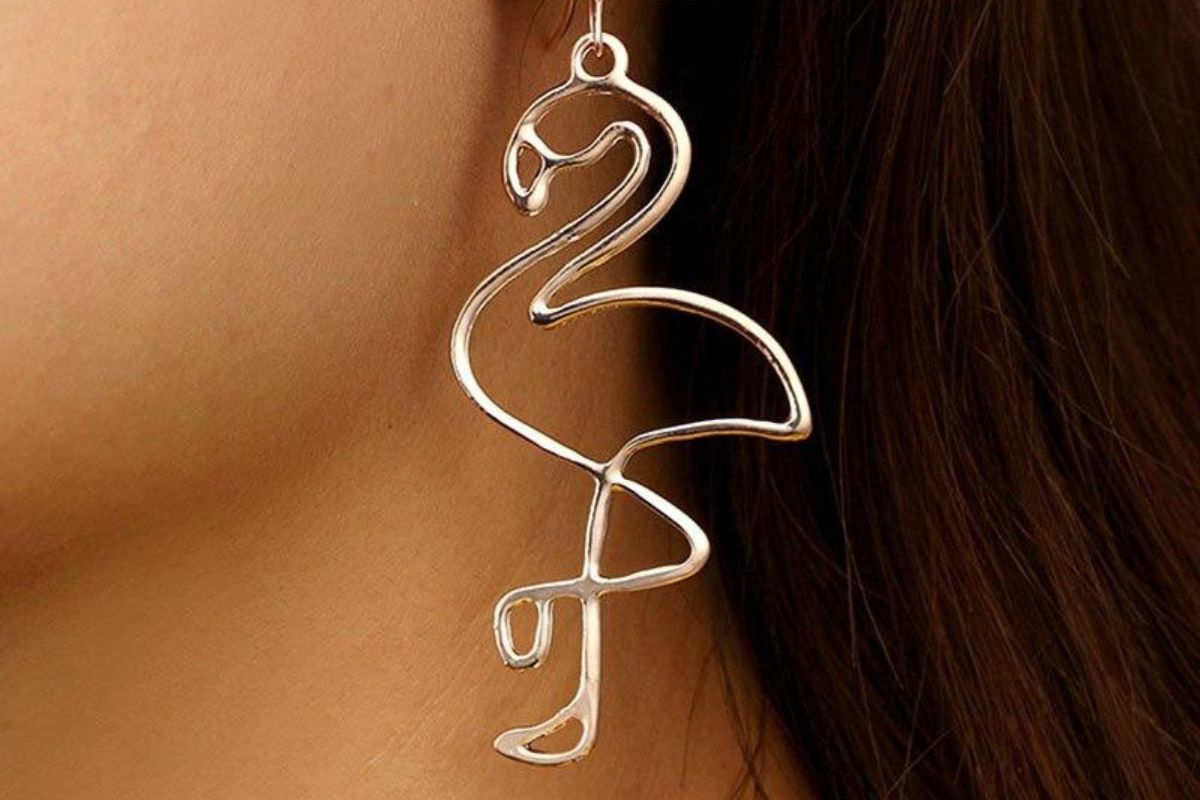classic flamingo earrings