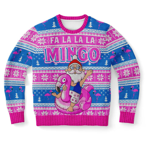Flamingo Ugly Christmas Sweatshirt