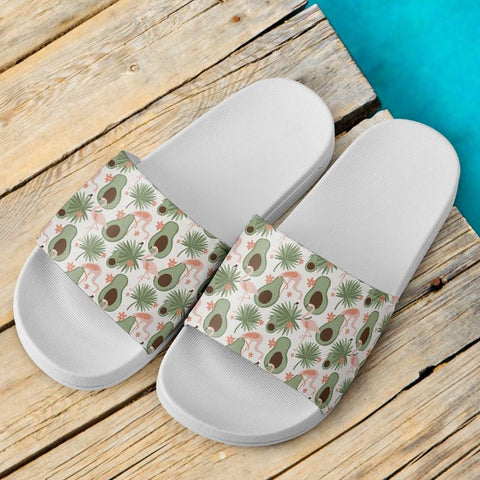 flamingo slide sandals