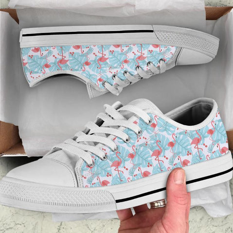 flamingo canvas shoes