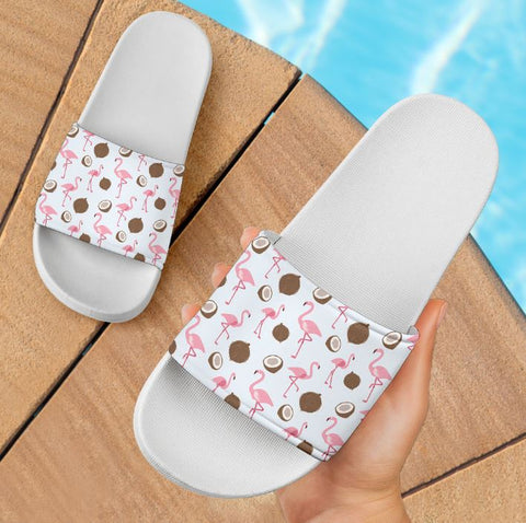 flamingo slide sandals