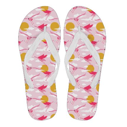 flamingo flip flops