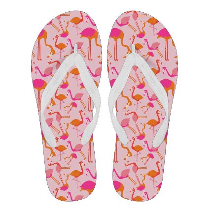 flamingo flip flops