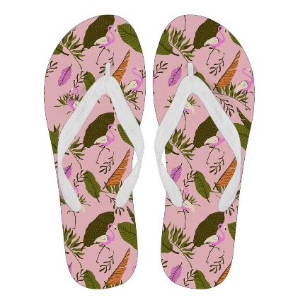 flamingo flip flops