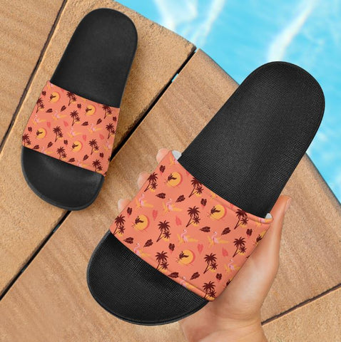 flamingo slide sandals