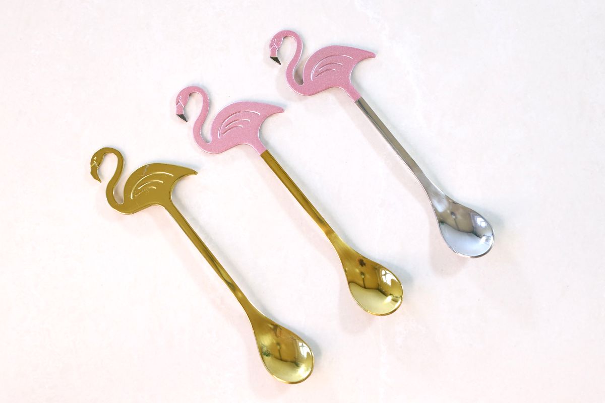 flamingo spoons