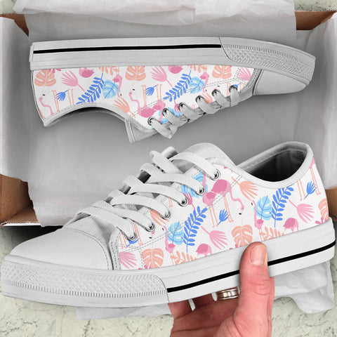 flamingo canvas shoes