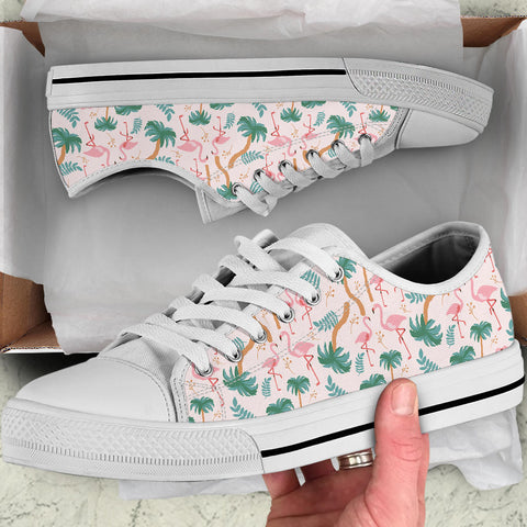 flamingo canvas shoes