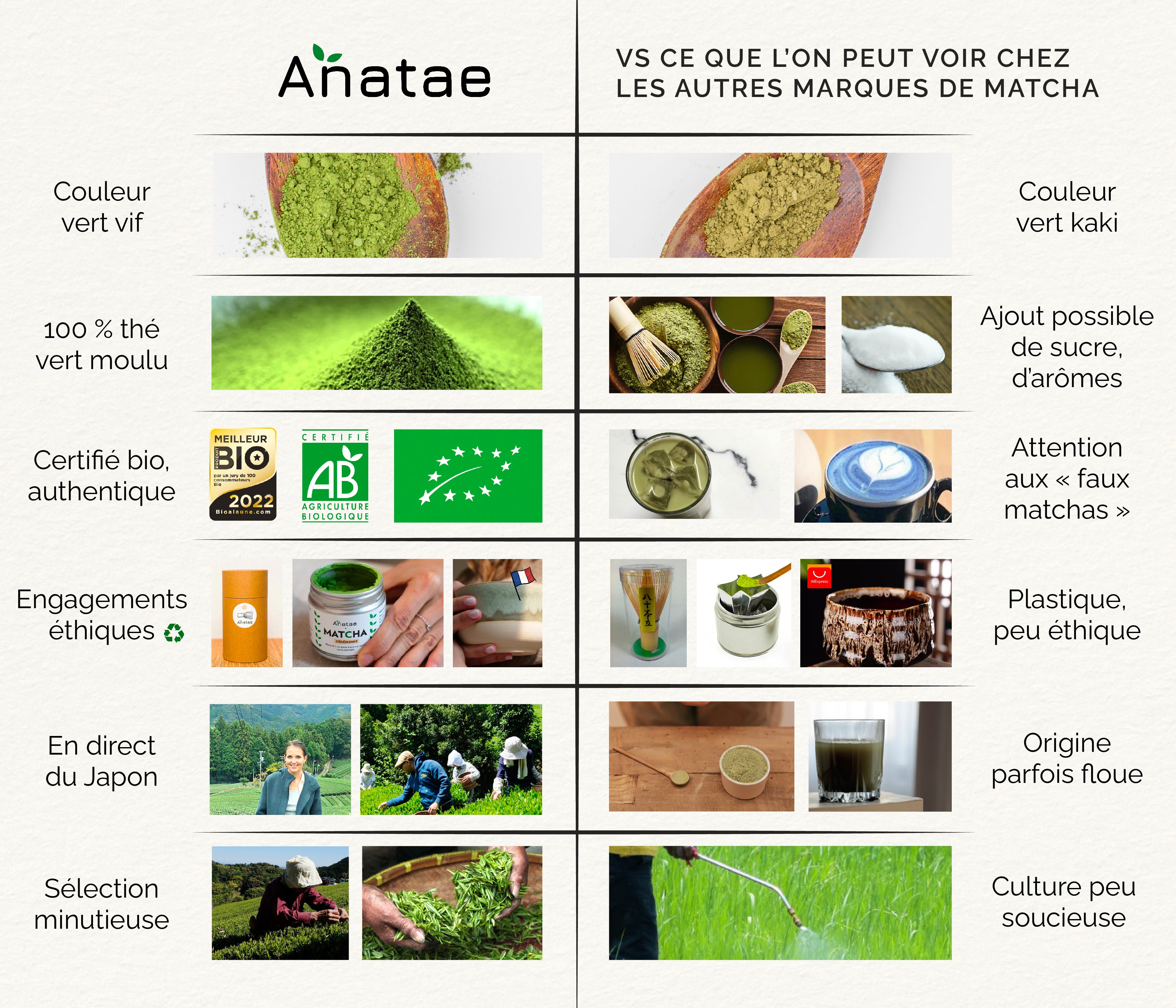 Plus de détails sur ANATAE Matcha Cérémonie de Bombance