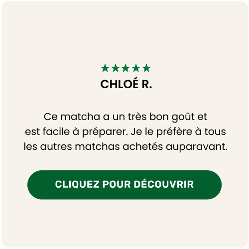 avis chloé matcha anatae