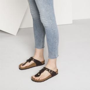 birkenstock with metal fringe