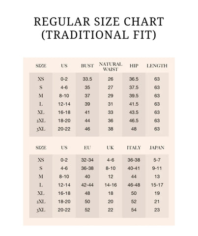 Measuring Guide – Miranda Dress Shop