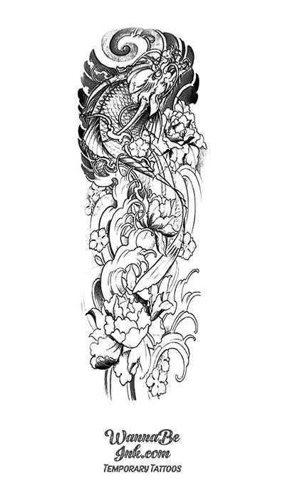 Boston Rogoz Tattoo  Tattoos  Ethnic Asian  Buddha and koi fish Sleeve