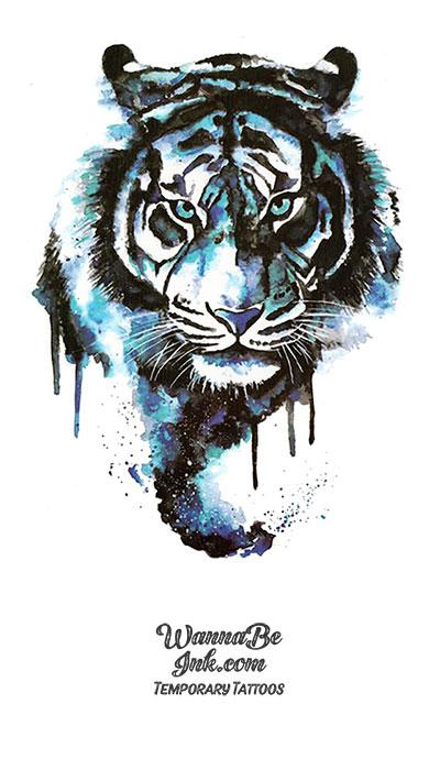 Prowling Tiger Tattoo - Realistic Temporary Tattoo | Tattoo Icon –  TattooIcon