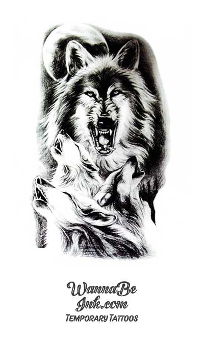 Arm Tattoo  Wolf Tattoo Video  Tribal wolf tattoo Wolf tattoo Arm tattoos  wolf